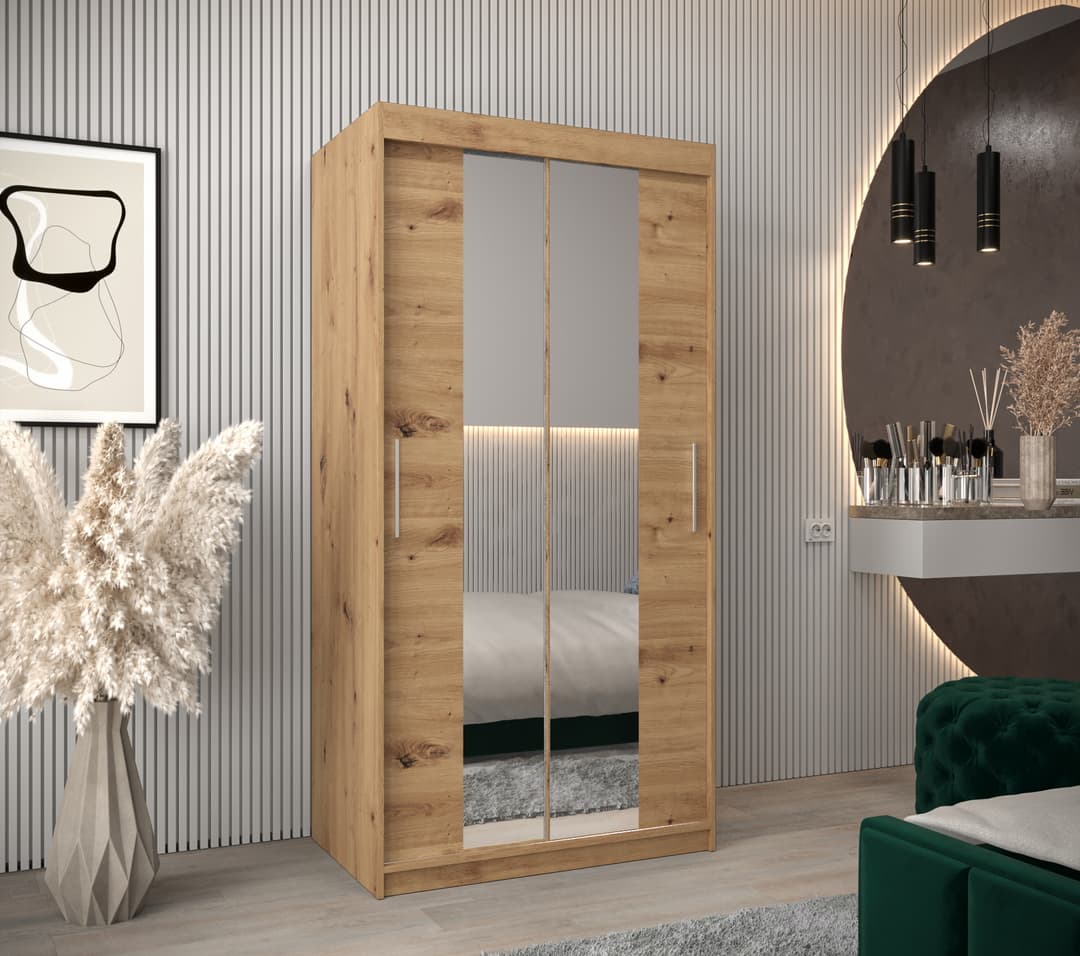 Tokyo I Sliding Door Wardrobe 100cm