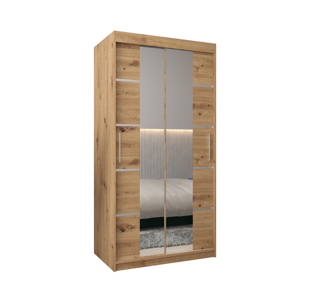 Verona 04 Sliding Door Wardrobe 100cm