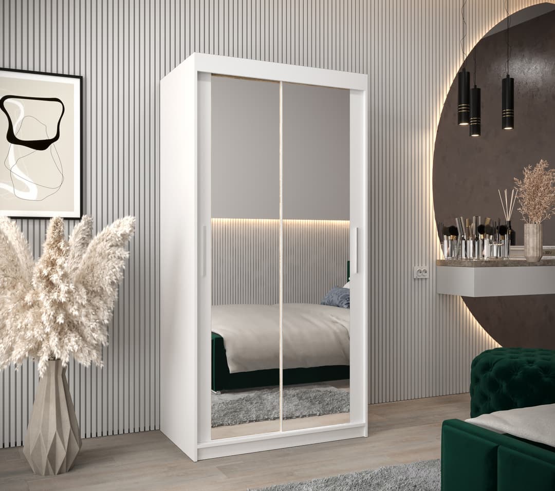 Tokyo III Sliding Door Wardrobe 100cm