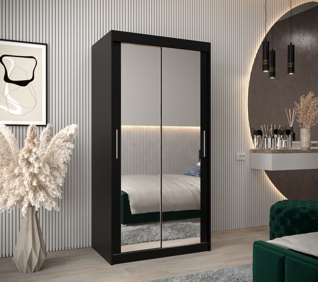 Tokyo III Sliding Door Wardrobe 100cm