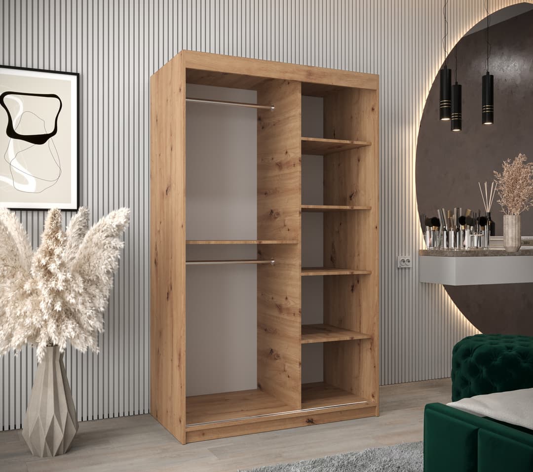 Tokyo II Sliding Door Wardrobe 120cm