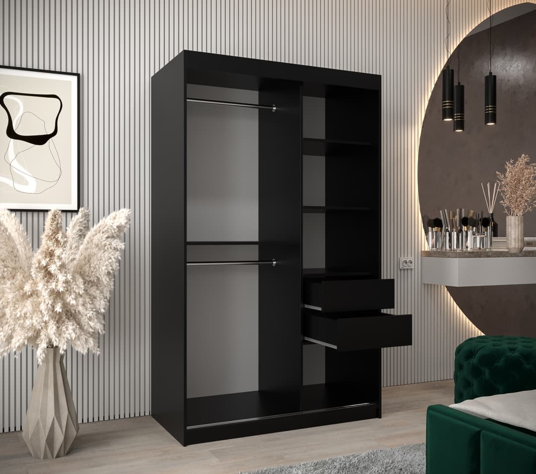 Tokyo II Sliding Door Wardrobe 120cm