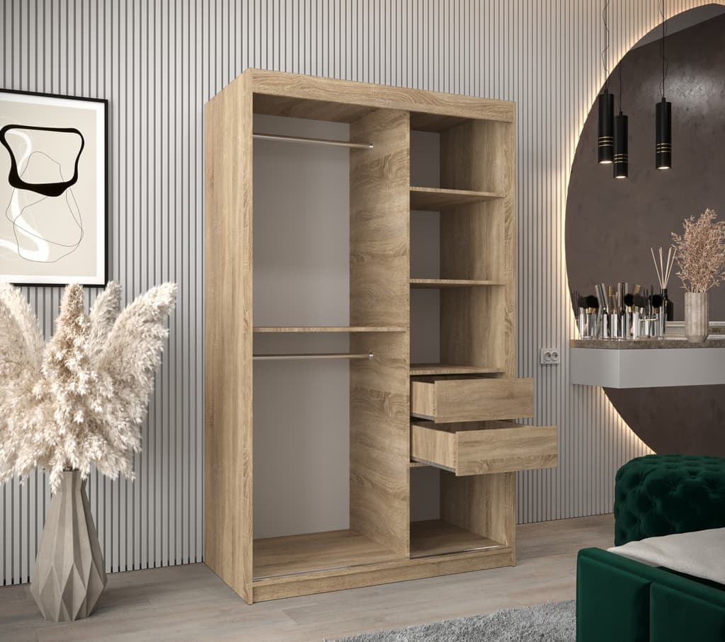 Verona 04 Sliding Door Wardrobe 120cm