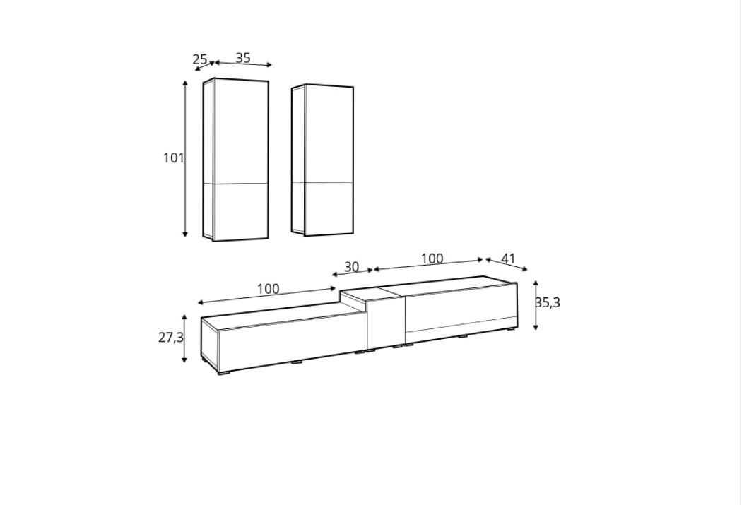 Power 10 Wall Entertainment Unit