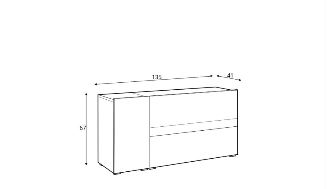 Power 25 Sideboard Cabinet