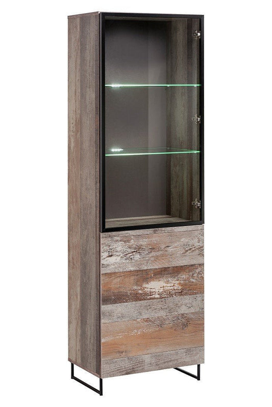 Plank Tall Display Cabinet