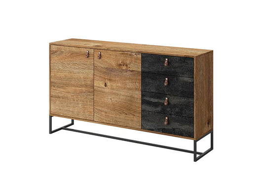 Dark Sideboard Cabinet 153cm