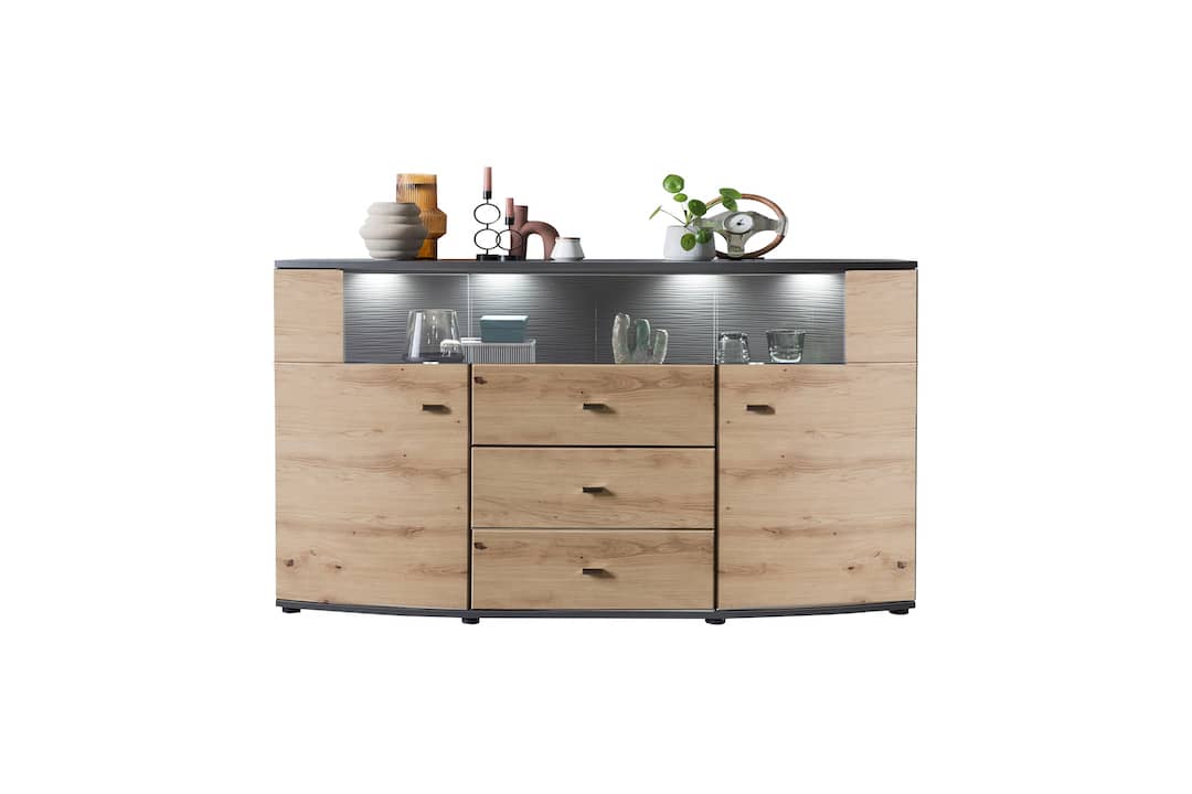 Dera 85 Sideboard Display Cabinet 160cm