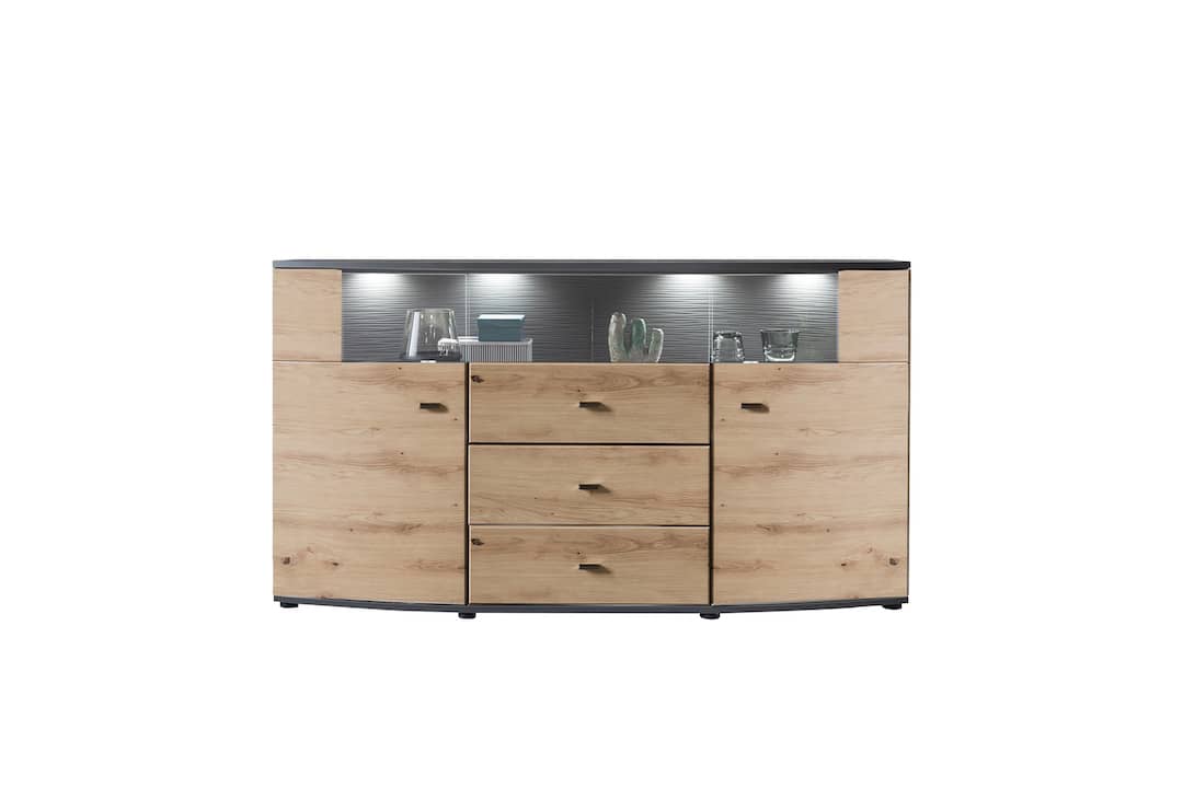 Dera 85 Sideboard Display Cabinet 160cm