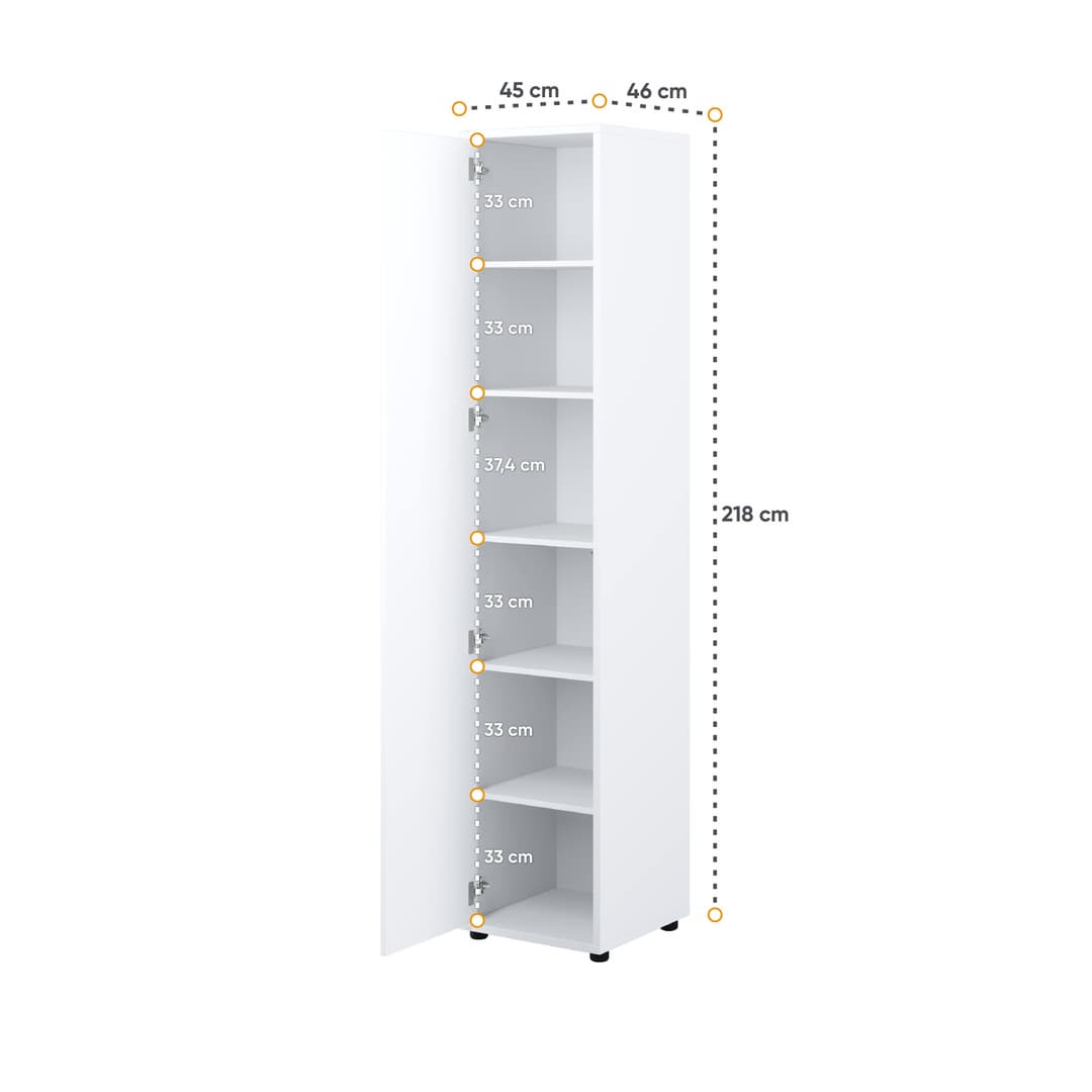 Bed Concept BC-21 Tall Storage Cabinet 45cm