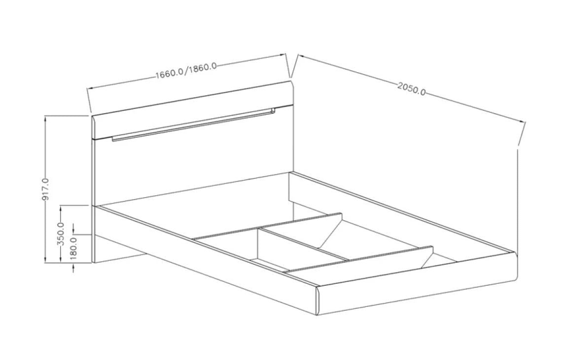 Hektor 32 Bed 180cm