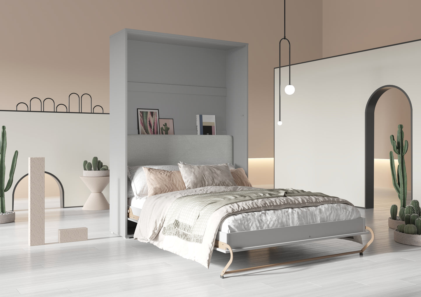 CP-12 Optional Headboard For CP-01 Vertical Wall Bed Concept 140cm