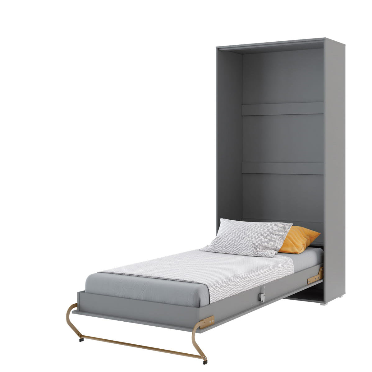 CP-03 Vertical Wall Bed Concept 90cm with Storage Cabinet