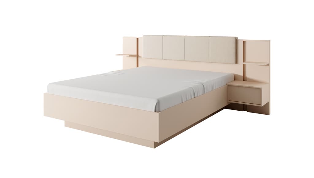 Dast Ottoman Bed With Bedside Cabinets [EU King]