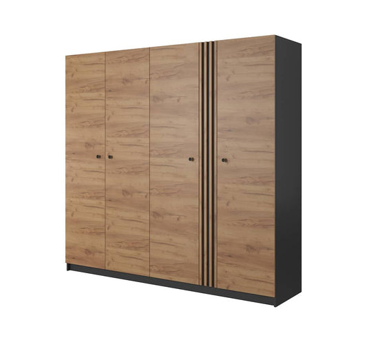 Deco Hinged Door Wardrobe 220cm