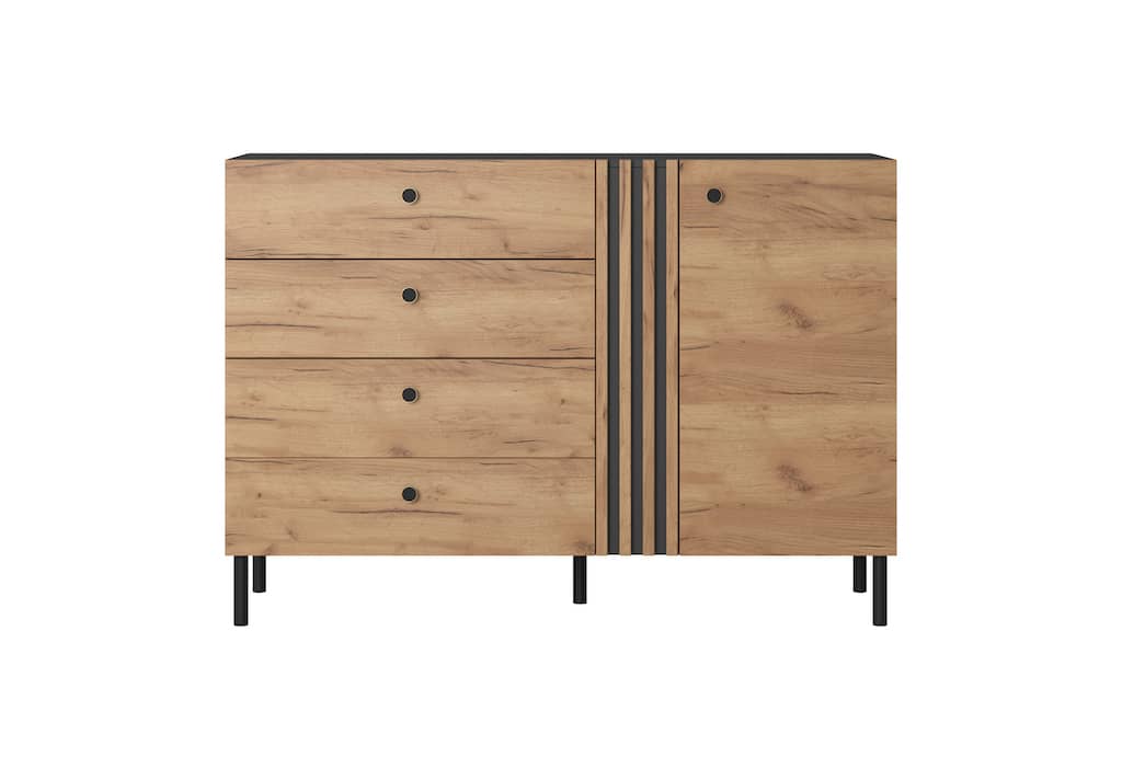 Deco Chest Of Drawers 138cm