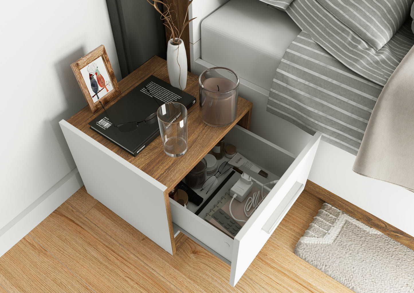 Dentro DT-03L Bedside Cabinet