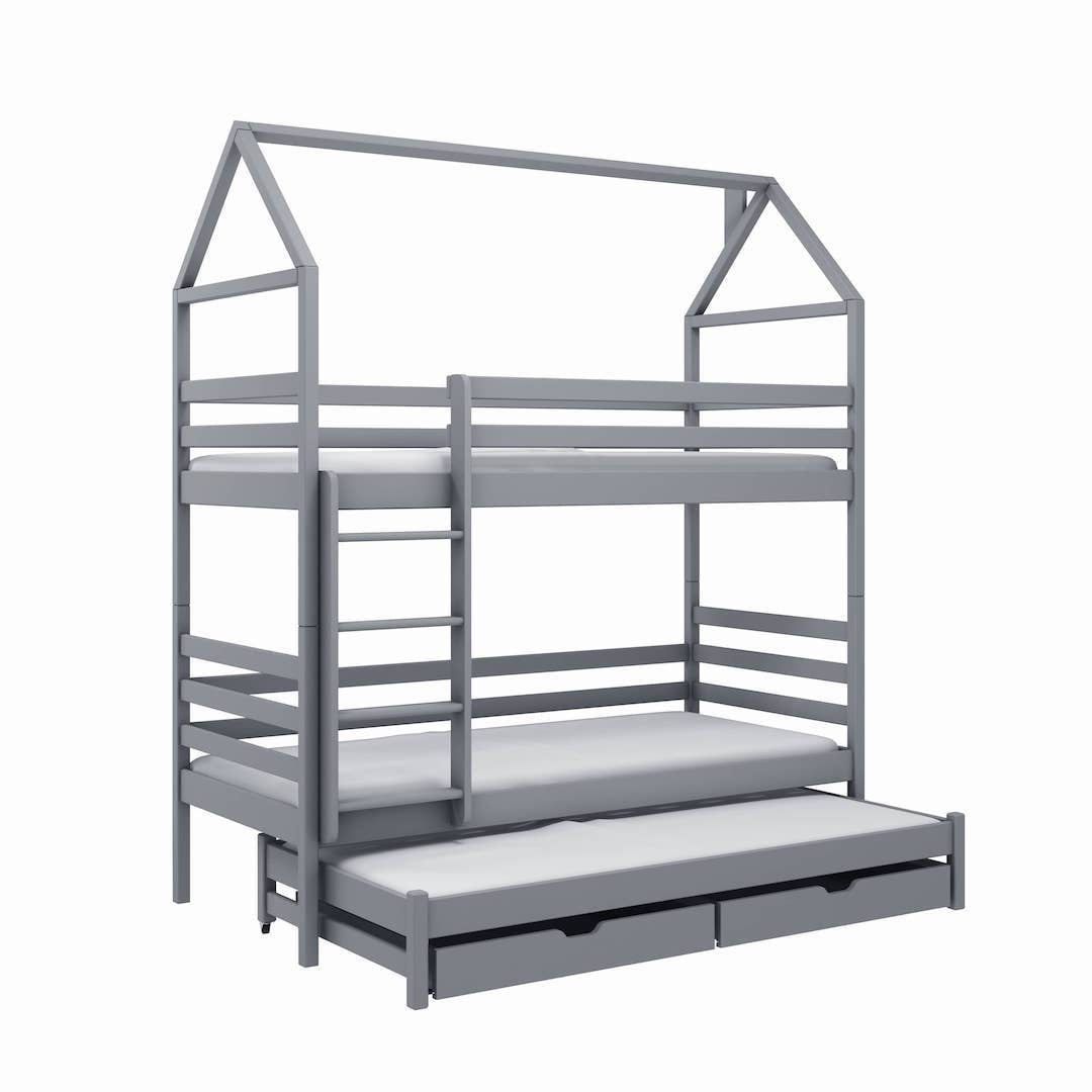 Dalia Bunk Bed with Trundle and Storage