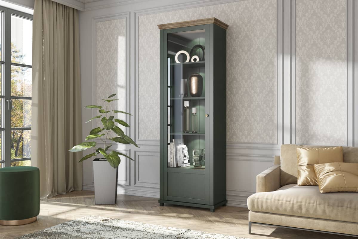 Evora 05 Tall Display Cabinet [Left]