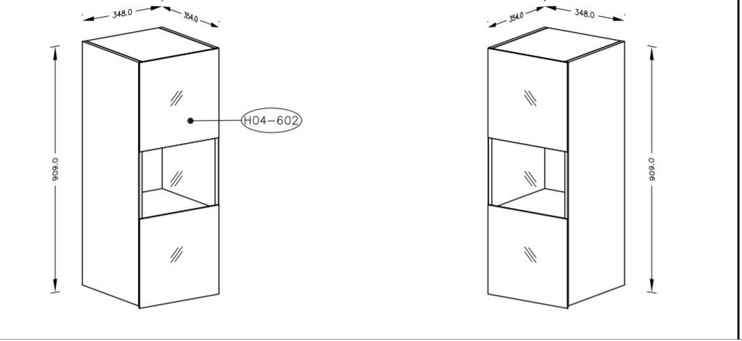 Helio 07 Wall Display Cabinet