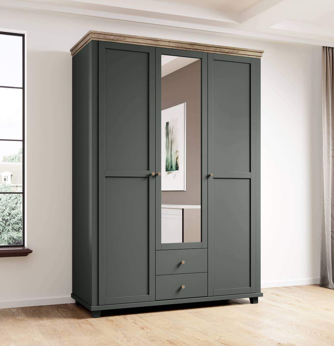 Evora 19 - 3 Door Wardrobe 154cm