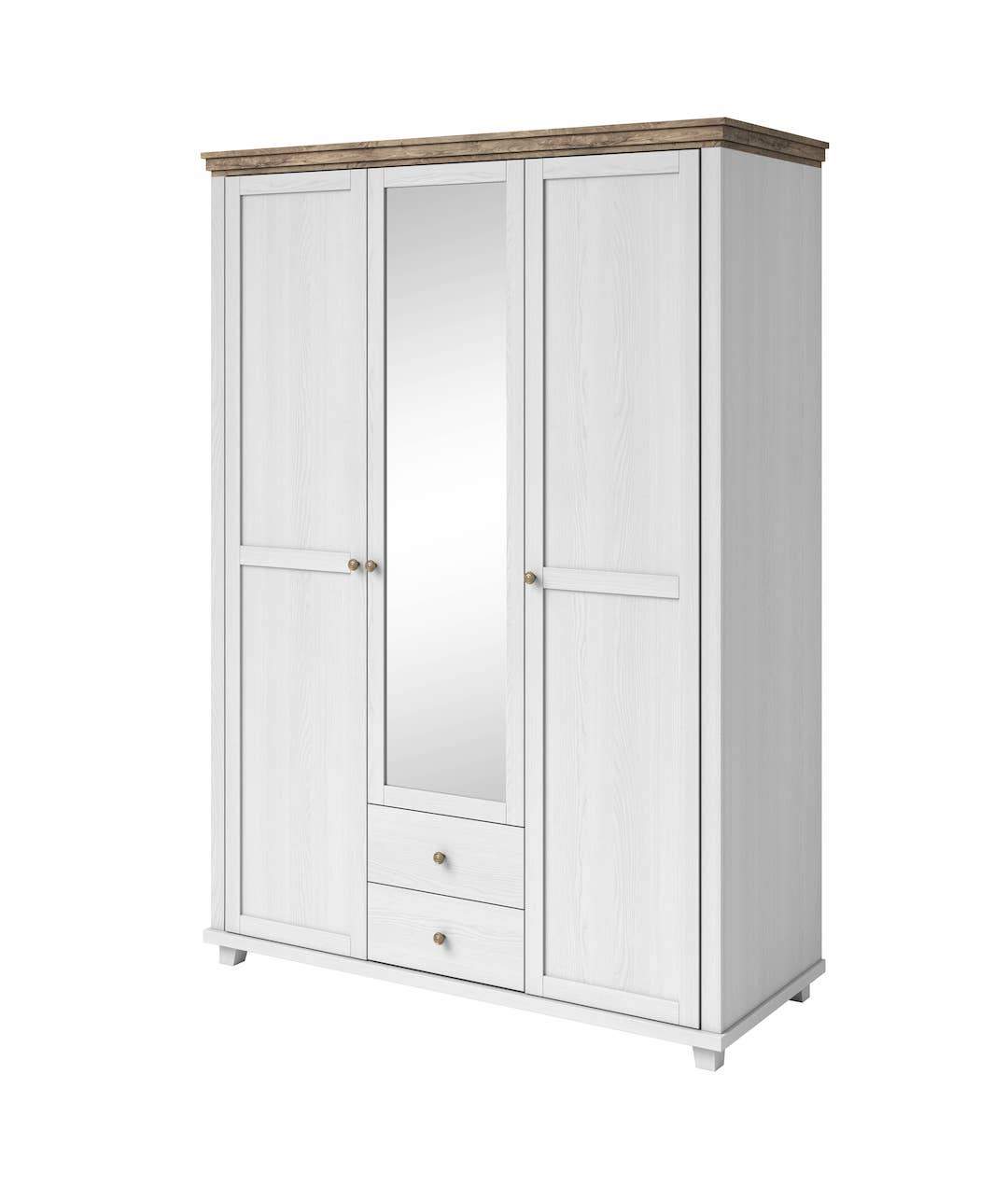 Evora 19 - 3 Door Wardrobe 154cm