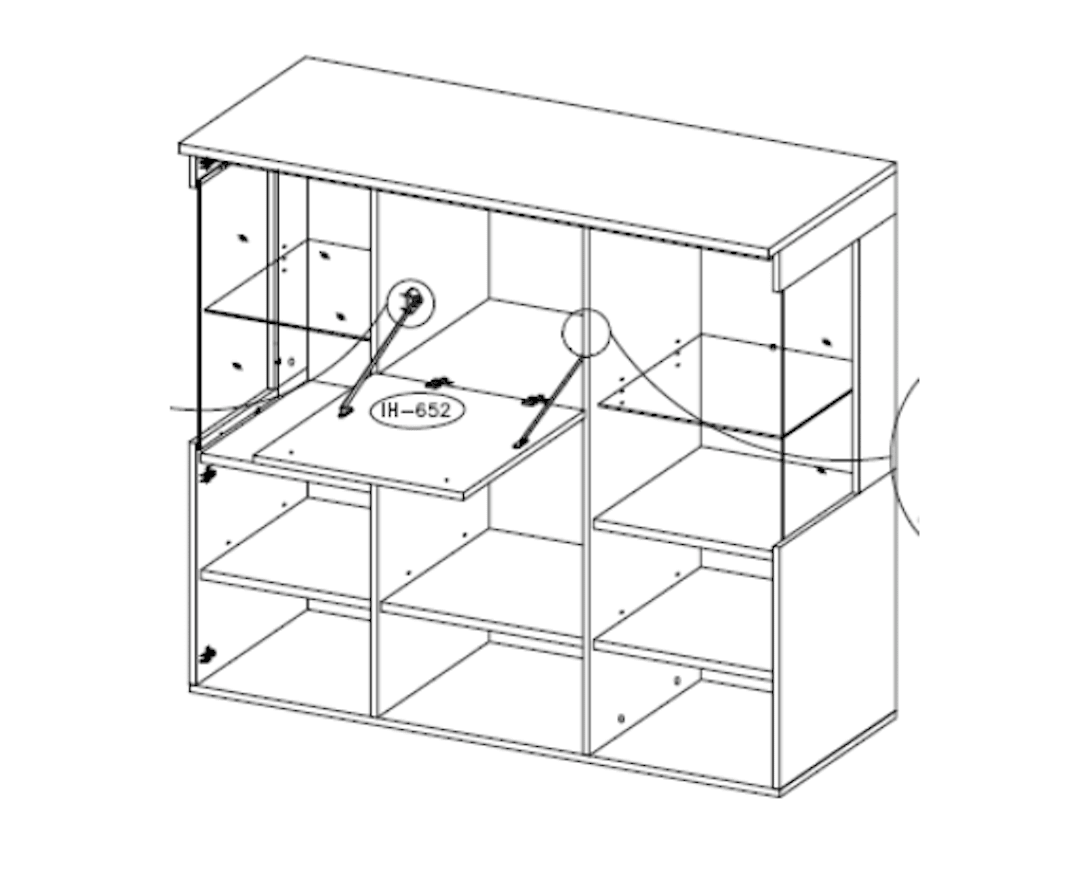 India 45 Sideboard Cabinet