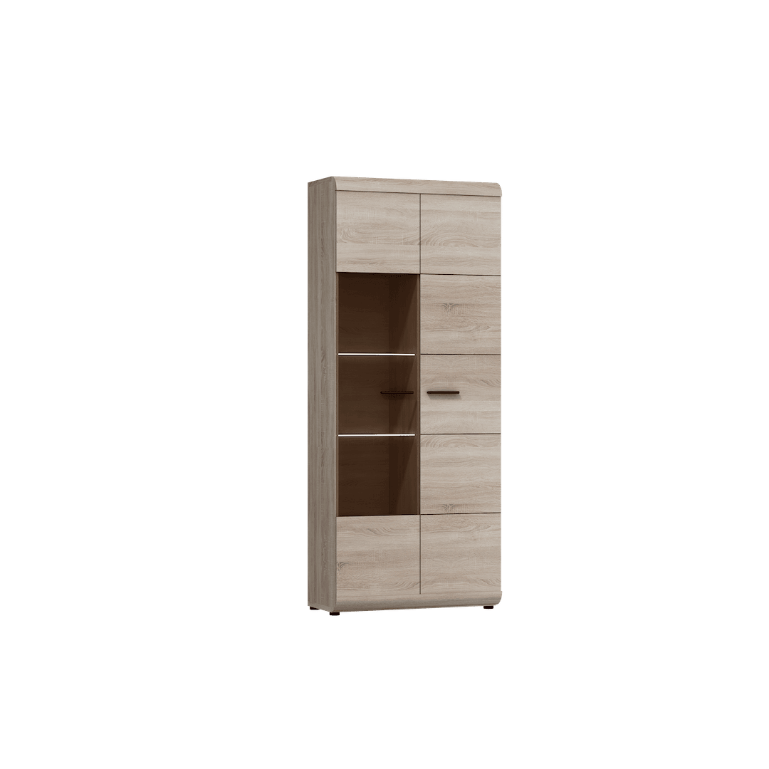 Link Tall Display Cabinet 80cm