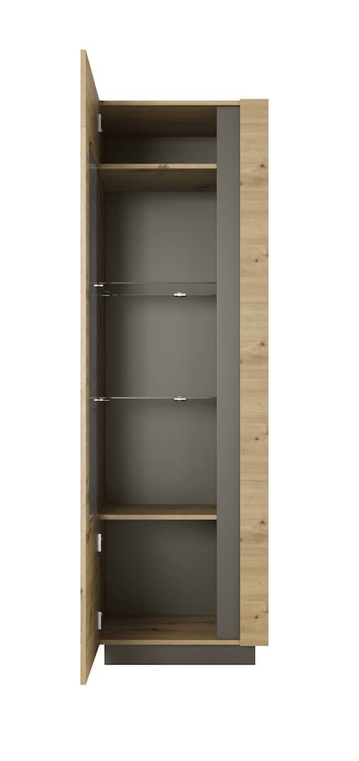 Arco Tall Display Cabinet 60cm