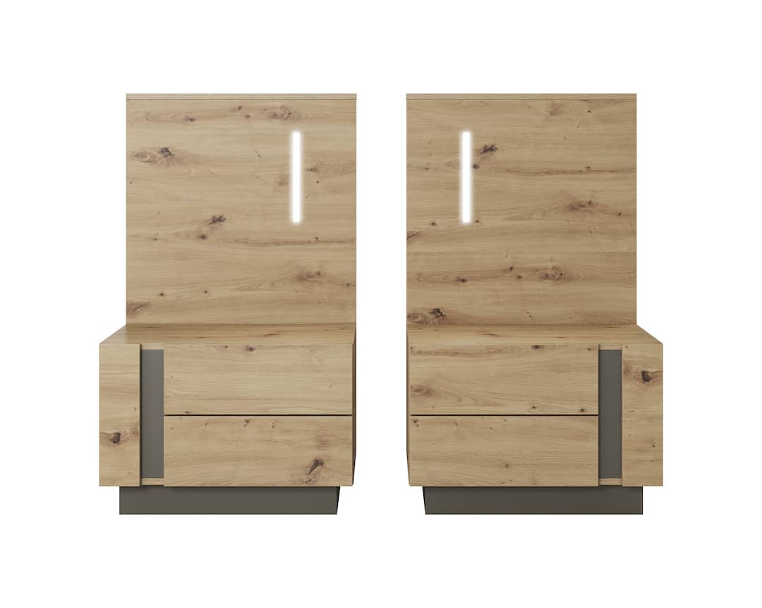 Arco Bedside Cabinets