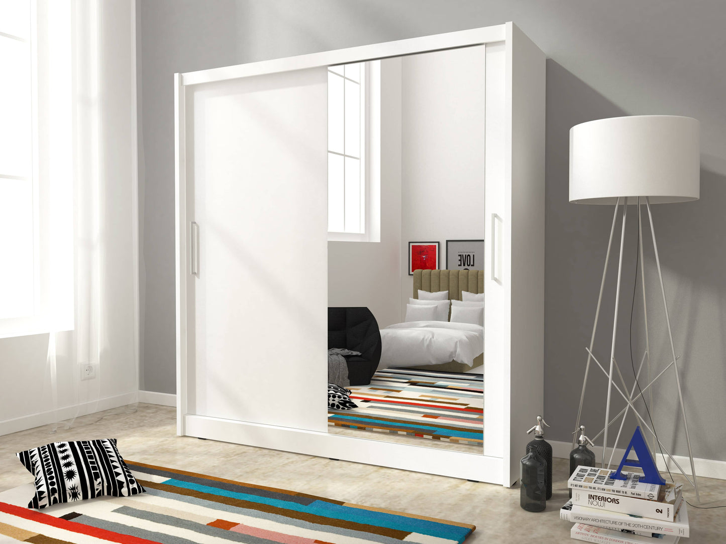 Maja I Sliding Door Wardrobe 180cm