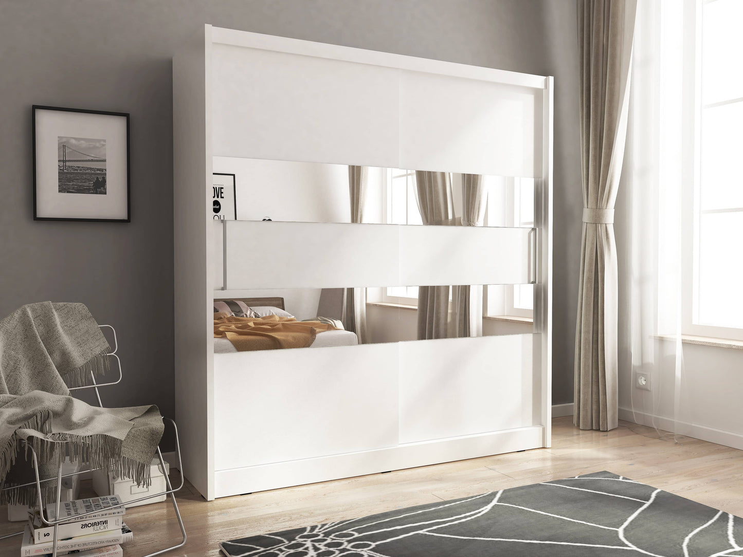 Maja II Sliding Door Wardrobe 180cm