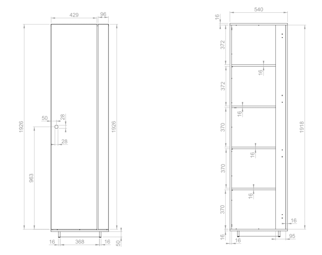 Modico MC-02 Tall Cabinet