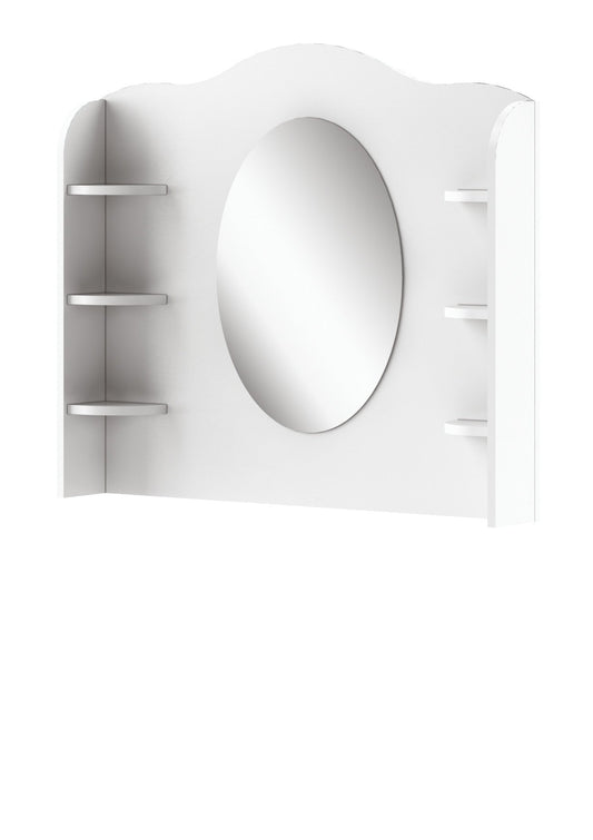 Mia MI-06 Desk Hutch with Mirror