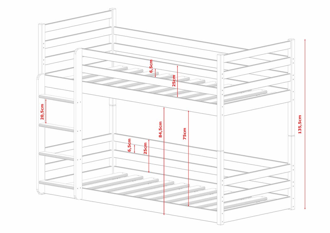 Wooden Bunk Bed Mini