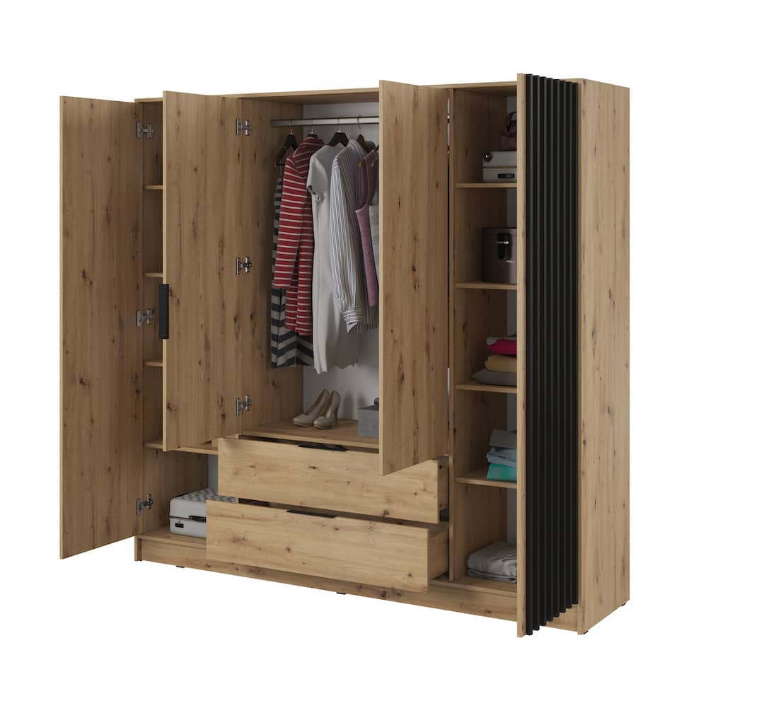 Nelly Hinged Door Wardrobe 206cm