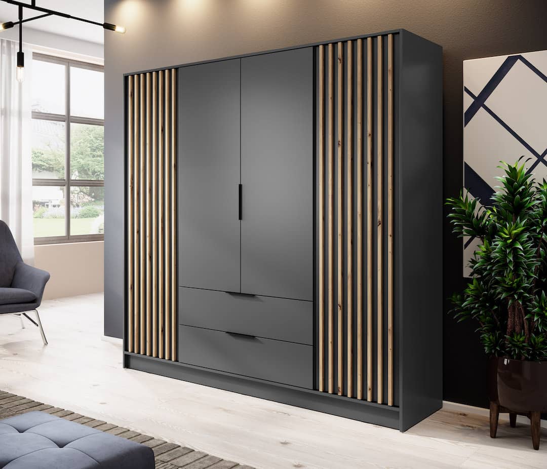 Nelly Hinged Door Wardrobe 206cm