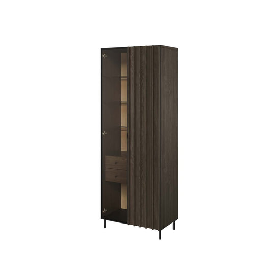 Piemonte PE-02 Tall Display Cabinet 73cm