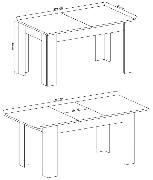 Sky Extending Dining Table