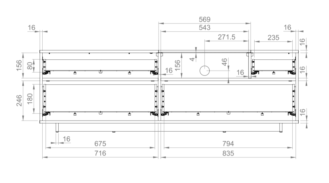 Modico MC-08 TV Cabinet