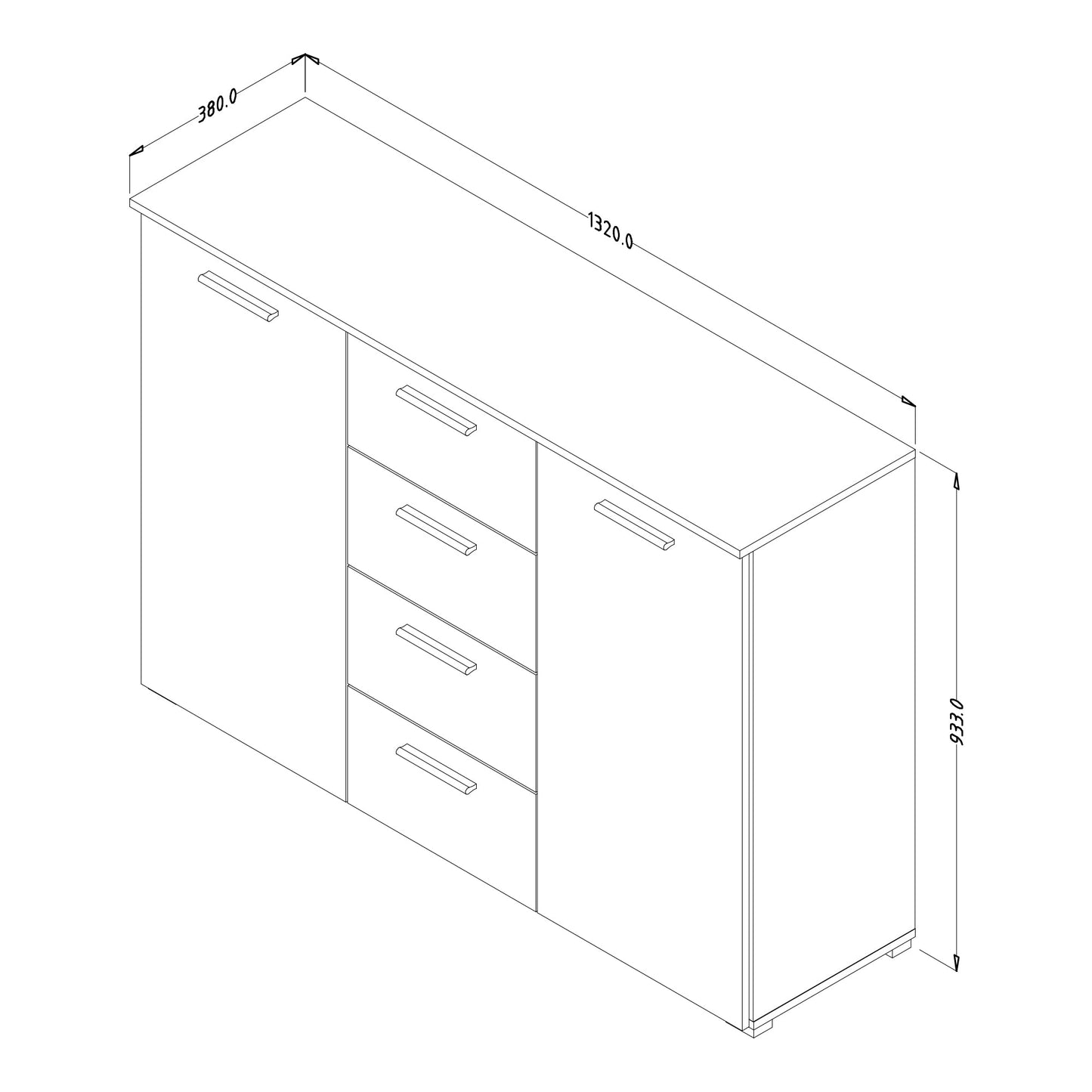 Beta Sideboard Cabinet