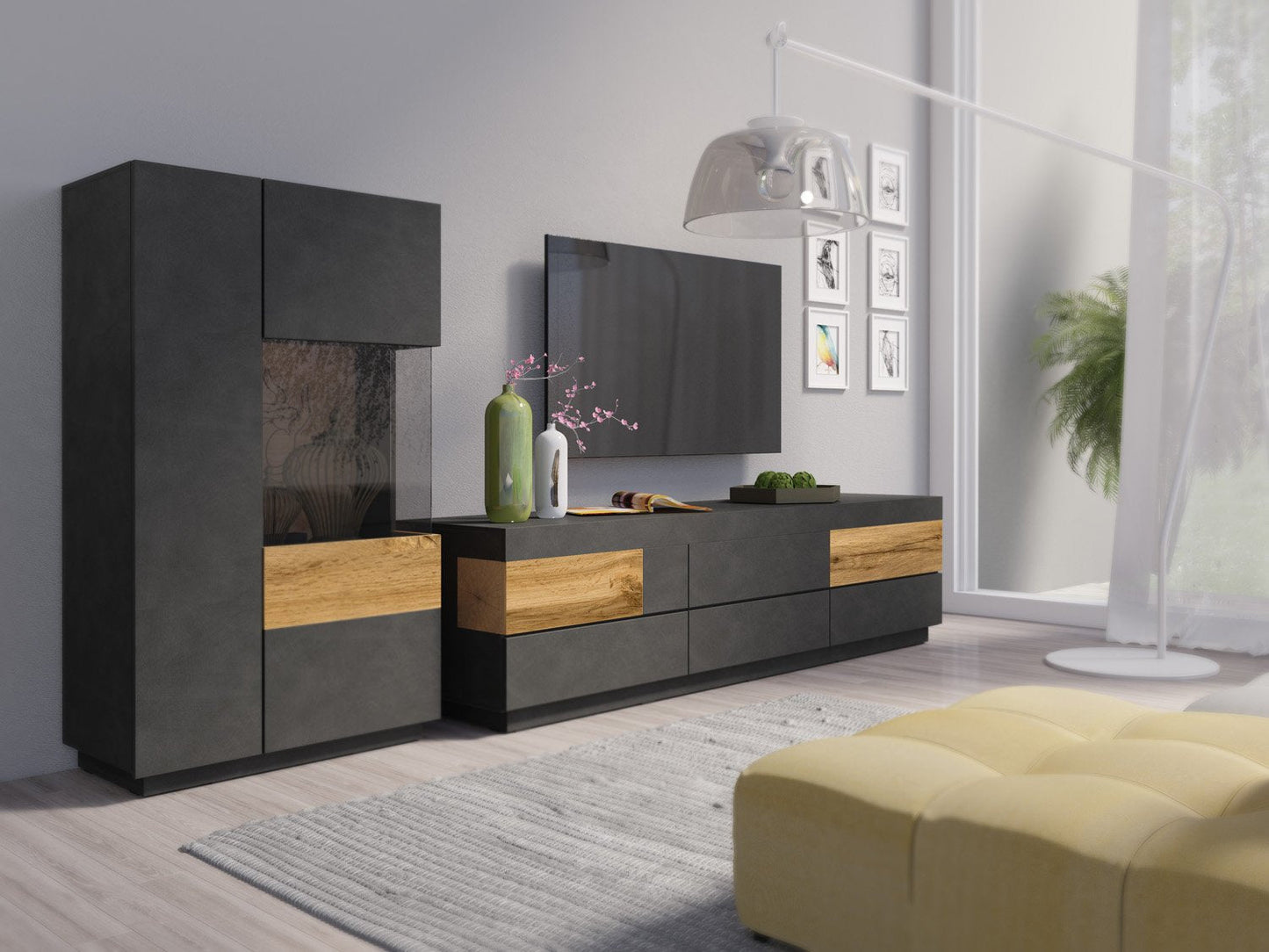 Silke 44 Display Cabinet [Right]