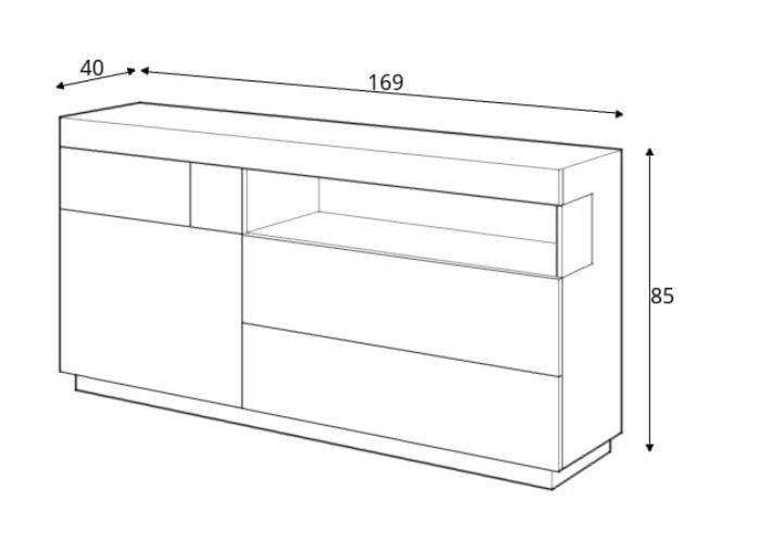 Silke 47 Sideboard Cabinet