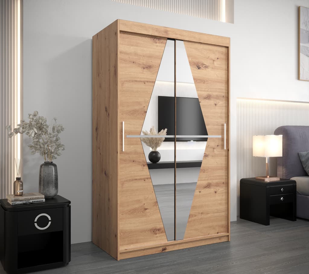 Boliwia Sliding Door Wardrobe 120cm