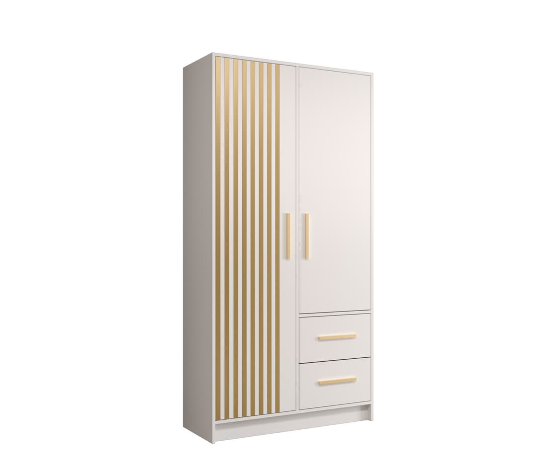 Berlin VII Hinged Door Wardrobe 103cm