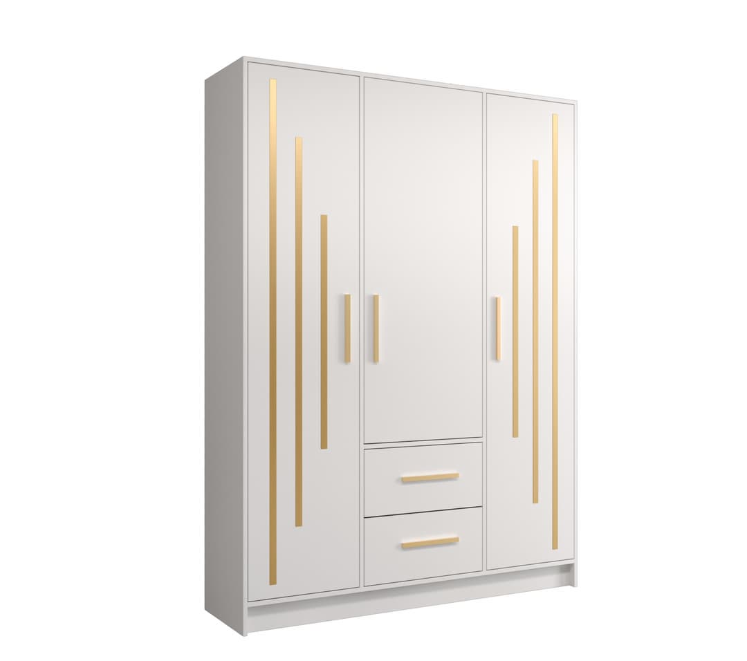 Berlin V Hinged Door Wardrobe 153cm