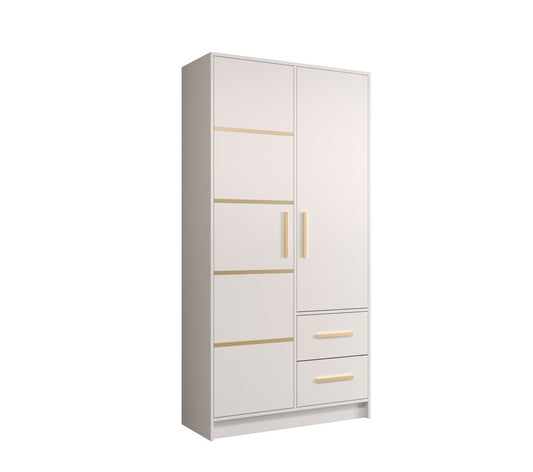 Berlin III Hinged Door Wardrobe 103cm