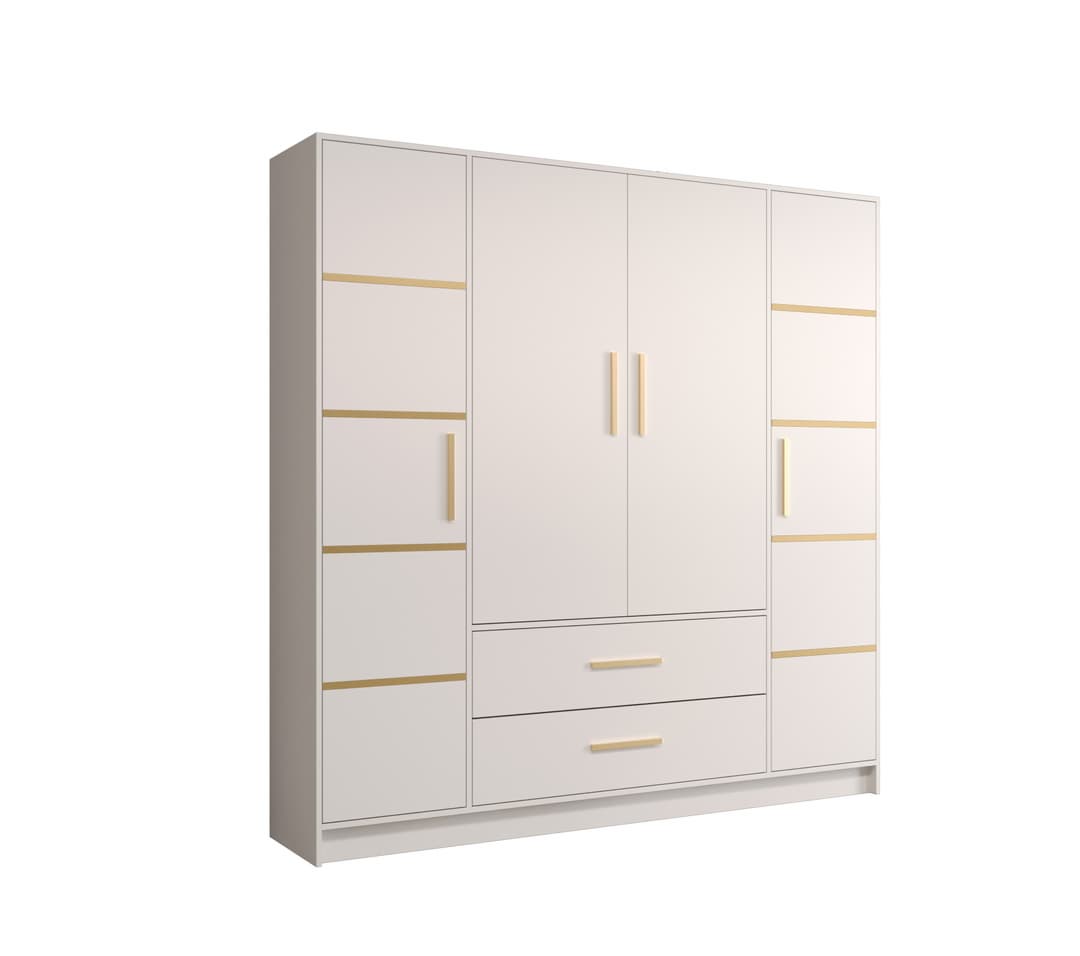 Berlin III Hinged Door Wardrobe 201cm