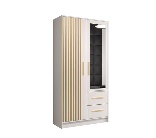 Berlin VI Hinged Door Wardrobe 103cm