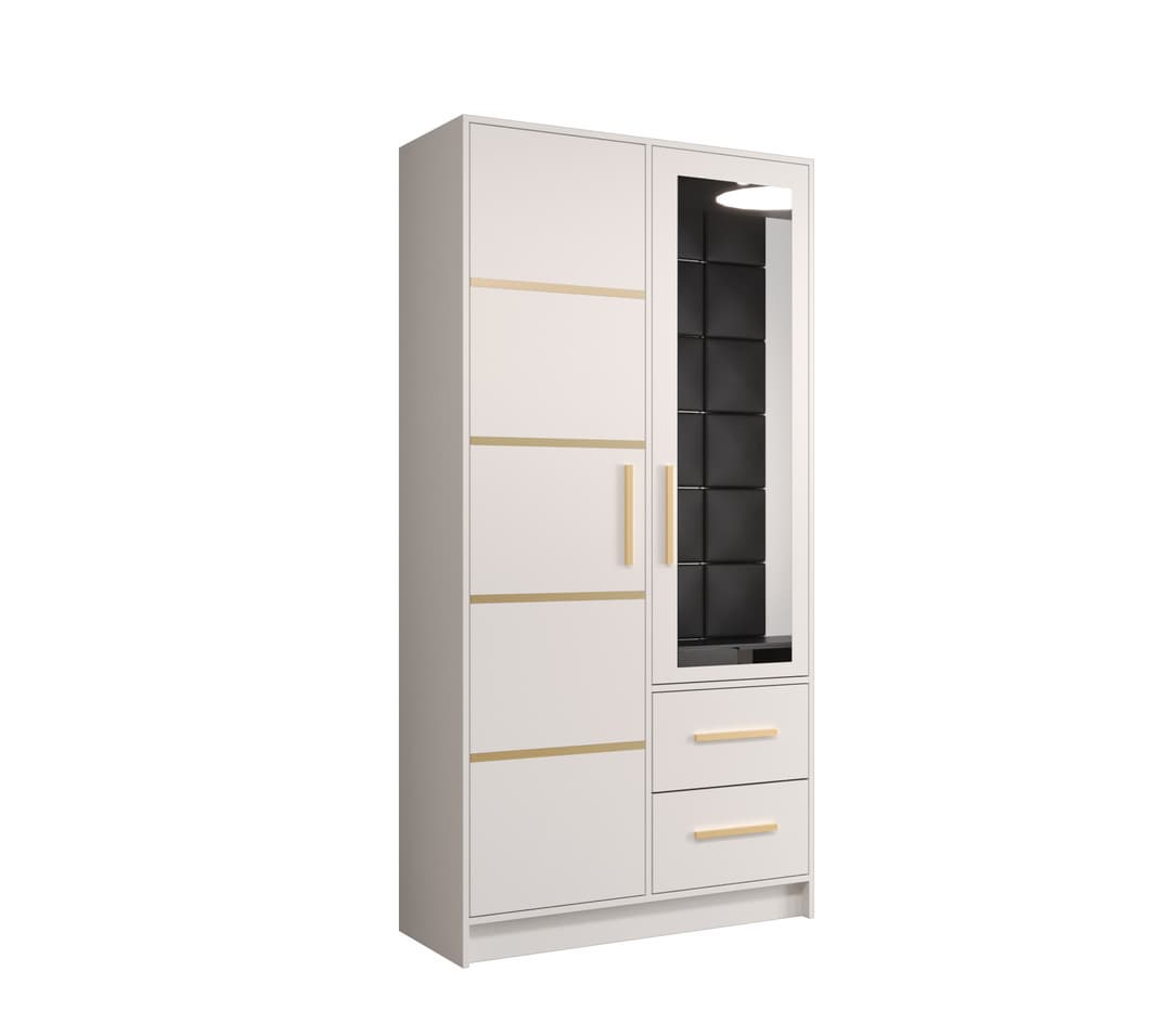 Berlin II Hinged Door Wardrobe 103cm